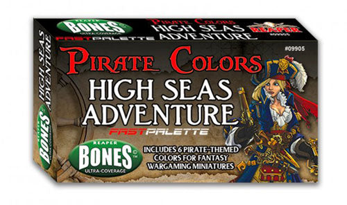 Fast Palette MSP Paint Set (6) ReaperCon Pirate Colors #09905 - High Seas Adventure