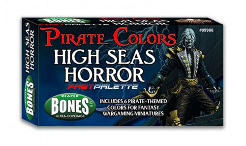 Fast Palette MSP Paint Set (6) ReaperCon Pirate Colors #09906 - High Seas Horror