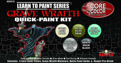 Learn to Paint Kit #09918: Grave Wraith Quick-Paint Kit