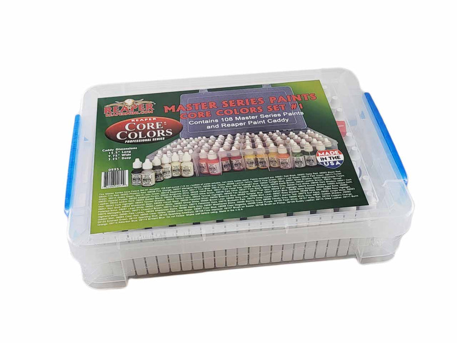Reaper Miniatures #09951 Master Series Paints Core Colors Set #1, 108 Colors (09001-09116)