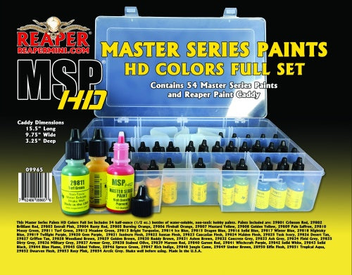 Reaper Miniatures MSP #09965 Reaper Master Series HD Paint Complete Set