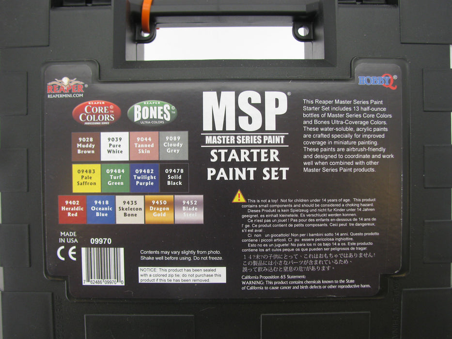 Reaper Miniatures Master Series Paints #09970 Starter Set for Mini Figures