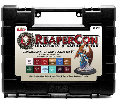 Reaper Miniatures ReaperCon 2020 Commemorative MSP Colors Set #1 (12 Paints)