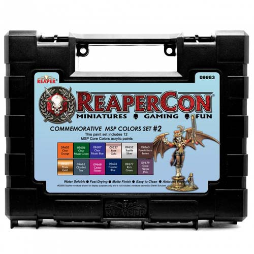Reaper Miniatures ReaperCon 2020 Commemorative MSP Colors Set #2 (12 Paints)