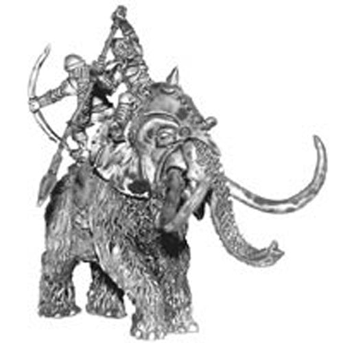 Mastaphant with Riders (Bowman/Spearman) #10-379 Classic Ral Partha Fantasy Mini