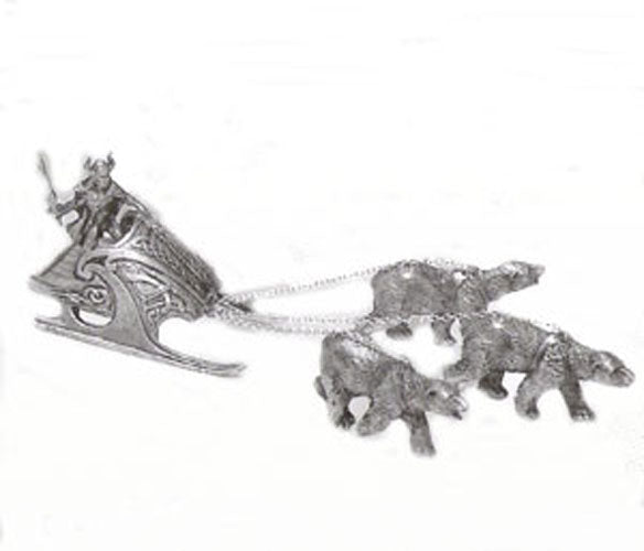 Bear Chariot of The Icelands #10-410 Classic Ral Partha Fantasy RPG Metal Figure