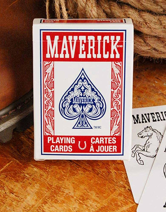 Maverick Standard Index Playing Cards - 5 Red Decks and 5 Blue Decks