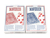 Maverick Standard Index Playing Cards - 5 Red Decks and 5 Blue Decks