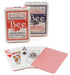 Bee Jumbo Index Poker Playing Cards - 1 Red and 1 Blue Deck