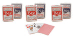 Bee Jumbo Index Poker Playing Cards - 3 Red and 3 Blue Decks