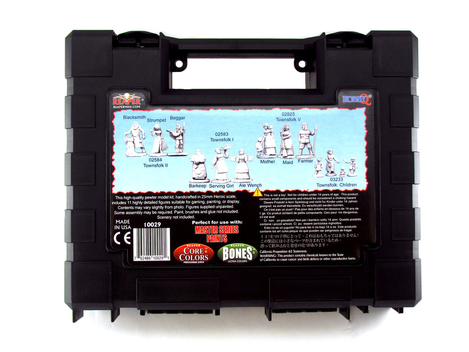 Reaper Miniatures Unpainted The Village of Kullhaven Townsfolk I 10029 Boxed Set