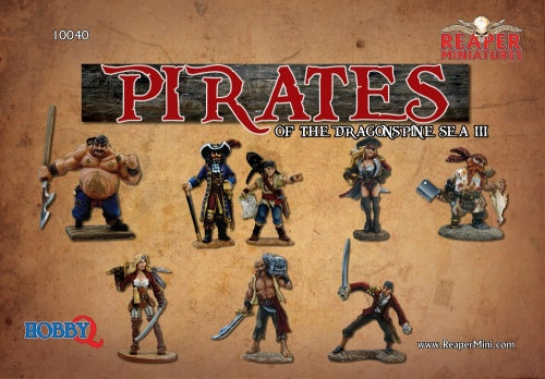 Reaper Miniatures Pirates Of the Dragon Spine Sea III #10040 Boxed Sets - Metal