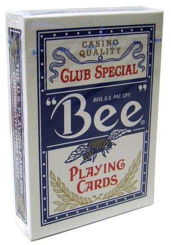 Bee No.92 Standard Index Poker Playing Cards - 1 Red and 1 Blue Deck
