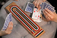Bicycle 3 Track Wooden Cribbage Board with Pegs