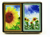 Congress Sunflowers Jumbo Index Bridge Playing Cards - 2 Deck Set