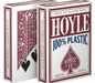 Hoyle 100% Plastic Playing Cards, Standard Index - 1 Red Deck