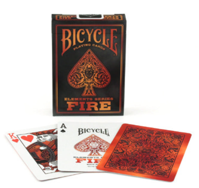 Bicycle Fire Element Specialty Playing Cards