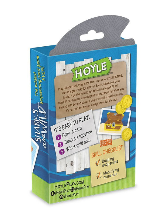Hoyle Sharks Are Wild Kids Card Game - 1 Deck
