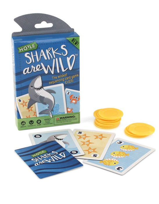 Hoyle Sharks Are Wild Kids Card Game - 1 Deck