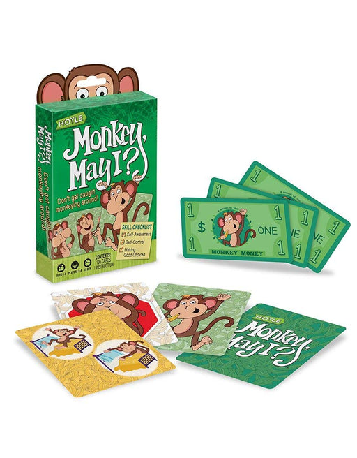 Hoyle Monkey May I? Kids Card Game