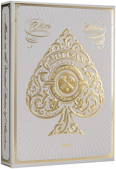 Theory11 Artisans Playing Cards - 1 Sealed White Deck