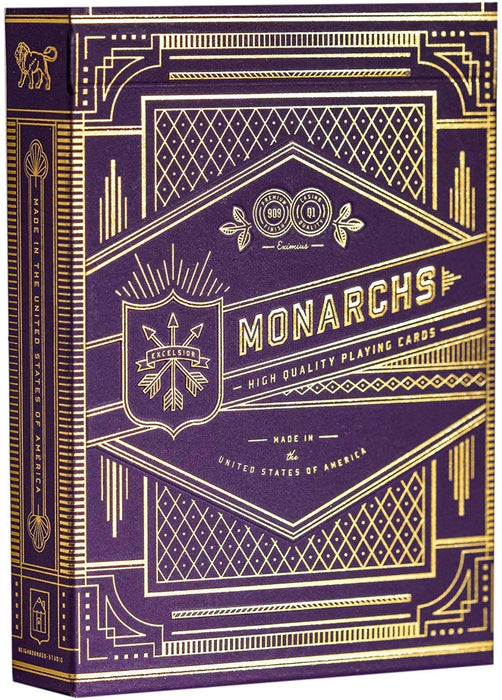 Theory11 Purple Monarchs Playing Cards