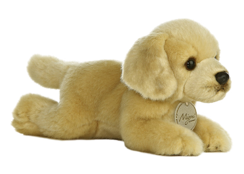 8 Yellow Lab - Small Miyoni Aurora Plush Stuffed Animal Dog — Pippd