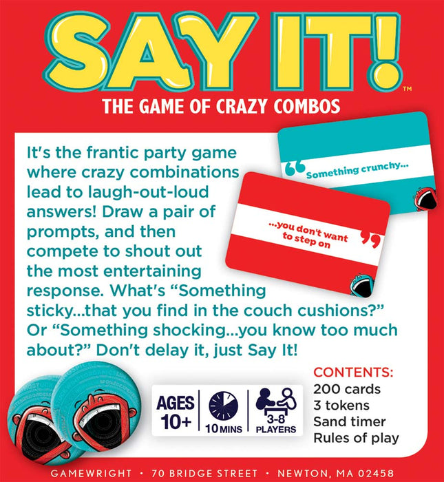 Say It! - The Game of Crazy Combos