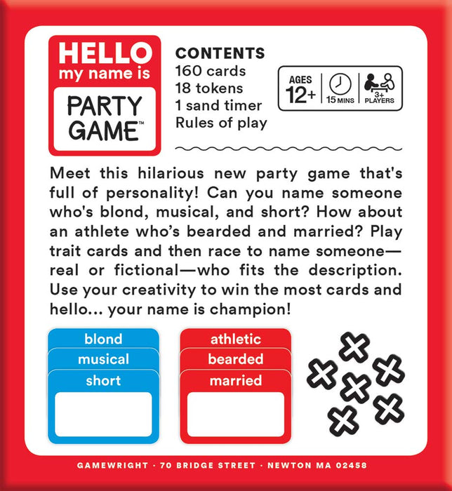 Hello My Name Is… Party Game