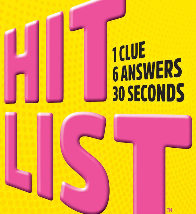 Hit List Party Game: 1 Clue, 6 Answers, 30 Seconds