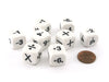 Pack of 8 D6 16mm Math Set (1) with Positive/Negative Numbers and Operators