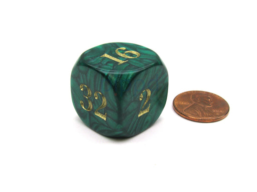Backgammon 22mm Doubling Cube Dice - Green