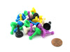 Set 24 1" Standard Pawns - Assorted Colors (4 Each of 6 Colors)
