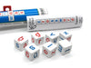 Crossword Dice Game 7 Dice Set with Travel Tube and Instructions
