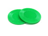 Set of 50 7/8" Easy Stacking Plastic Mini Playing Poker Chips - Green