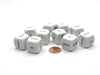 Pack of 10 20mm Math 4 Function Word Dice (add-subtract-multiply-divide) - White
