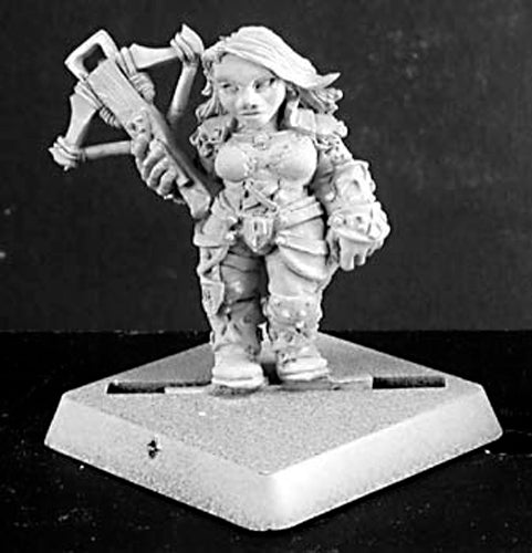 Reaper Miniatures Kara Foehunter, Dwarf Hero #14143 Warlord RPG D&D Mini Figure
