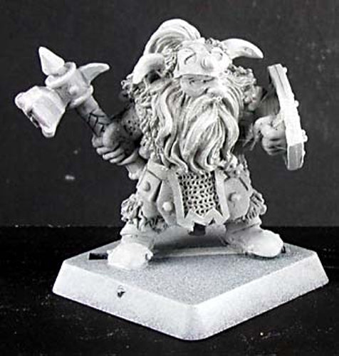Reaper Miniatures Fulumbar, Dwarf Captain #14146 Dwarves Unpainted RPG D&D Mini