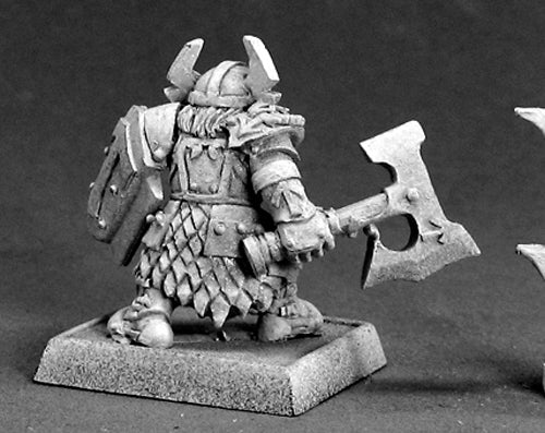 Reaper Miniatures Gargram, Dwarf Sergeant #14173 Dwarves Unpainted RPG D&D Mini