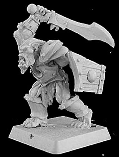 Reaper Miniatures Kak'urgh, Reven Captain #14194 Warlord, Reven Unpainted Mini