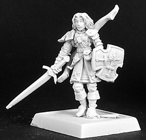 Reaper Miniatures Acacia,Crusaders Sergeant #14204 Warlord, Crusaders Unpainted