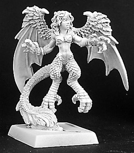 Reaper Miniatures Harpy, Reven Adept #14216 Reven Unpainted RPG D&D Mini Figure