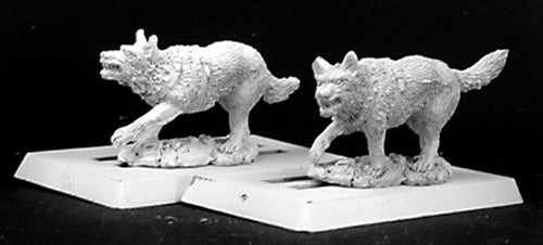 Reaper Miniatures War Dogs (2), Crusaders Adept #14219 Crusaders Unpainted Mini