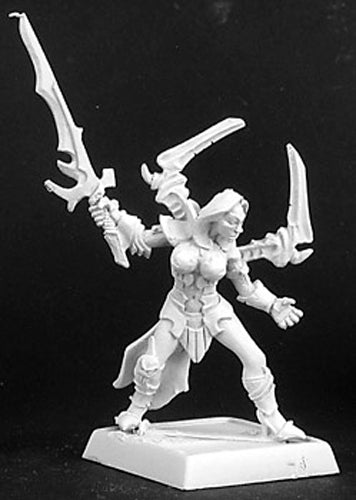 Reaper Miniatures Vysa, Darkspawn Sergeant #14220 Warlord, Darkspawn Unpainted