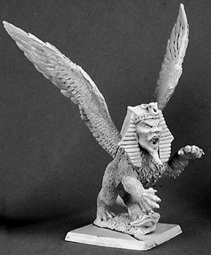 Reaper Miniatures Sphinx, Nefsokar Monster #14256 Nefsokar Unpainted D&D Mini