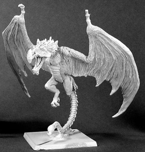 Reaper Miniatures Bile the Wyvern,Overlords Monster #14260 Overlords Unpainted