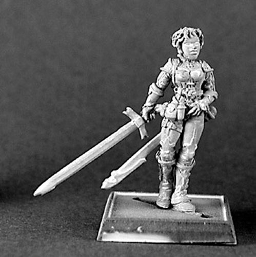Reaper Miniatures Saramonde, Crusaders Chronicler 14299 Crusaders Unpainted Mini