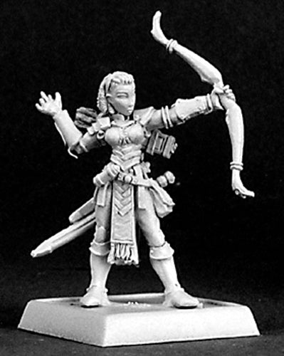 Reaper Miniatures Bowsister #14321 Sisters Of The Blade Unpainted RPG D&D Mini