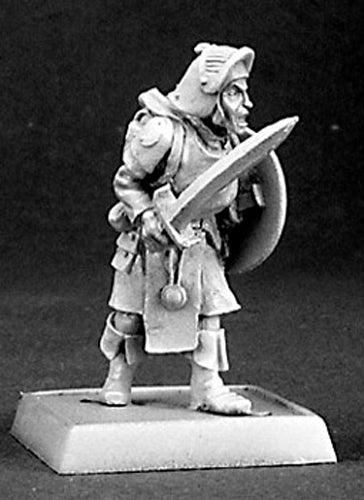 Reaper Miniatures Mercenary Warrior  #14364 Mercenary Unpainted RPG Mini Figure