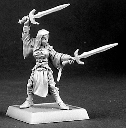 Reaper Miniatures Sister Elena, Battle Nun #14372 Crusaders Unpainted D&D Mini